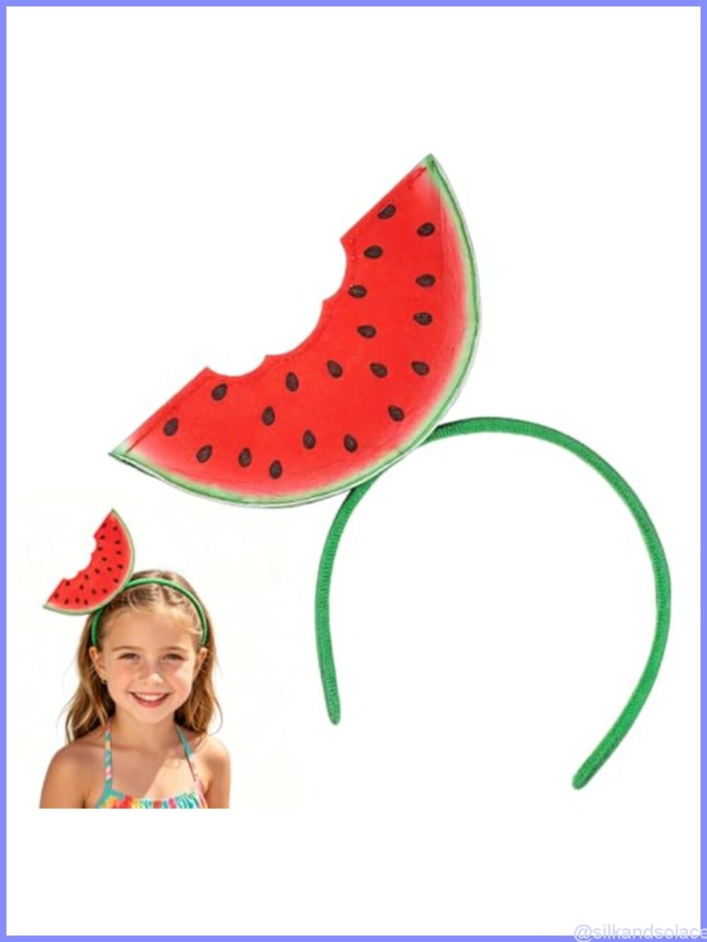 Watermelon Felt Headband Party Costume Hair Accessory